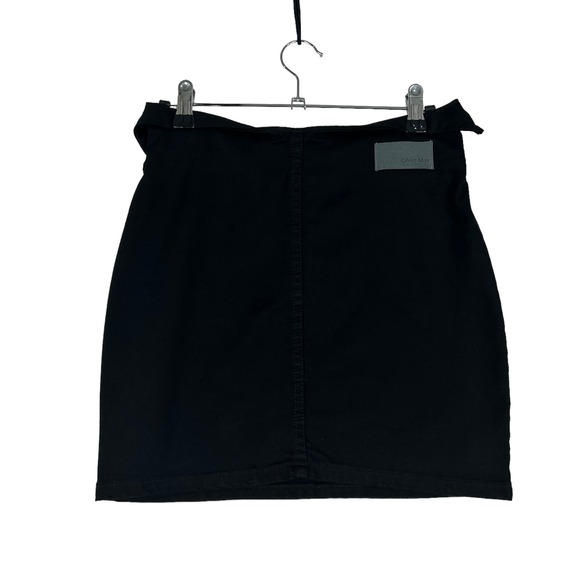 Carmar Los Angeles Black Denim Skirt Size 26 - Picture 1 of 5